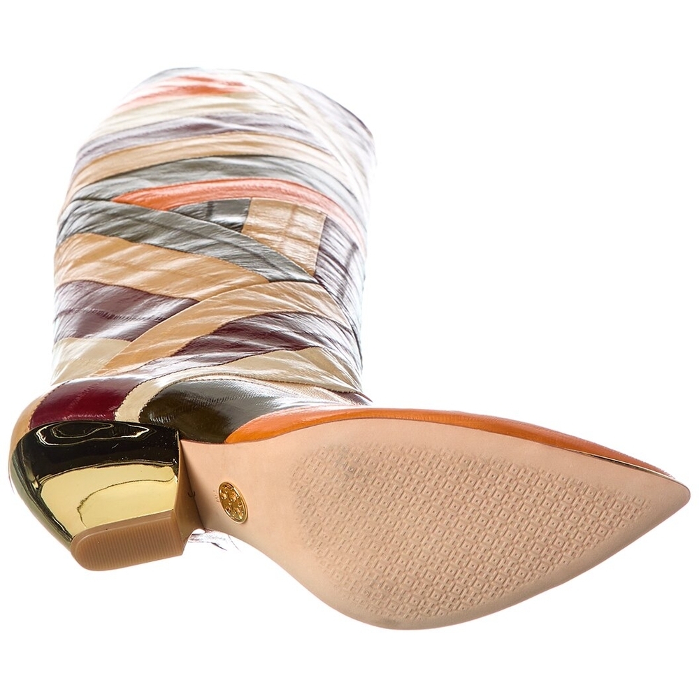 Tory Burch Multicolor Patchwork Leather Over-the-… - image 4